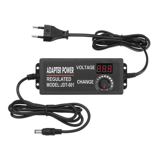 Adjustable AC To DC Power Supply 9V 12V 15V 18V 24V 3A 72W Power Supply Adapter Universal 220V To 12V Adapter - EU Plug