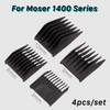 For Moser 1400 Series Shaving Machine Replacement Combs 4pcs/set Hair Clippers Trimmer Electric Shaving Limit Comb Set Kit 3/6/9/12mm High Quality