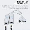 USB LAN EXTENDER | Lan Repeater R45 200M | LAN Extension Adapter for USB Printers Keyboard Mouse