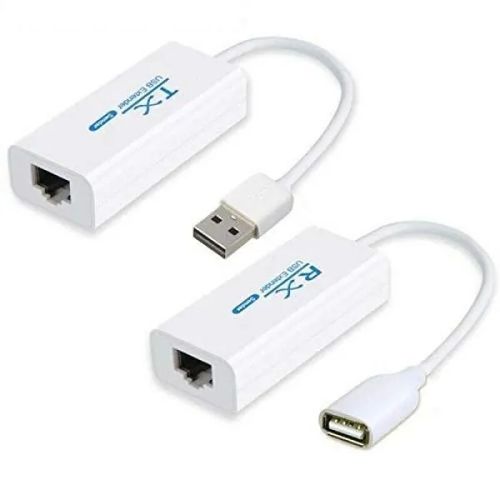 USB LAN EXTENDER | Lan Repeater R45 200M | LAN Extension Adapter for USB Printers Keyboard Mouse
